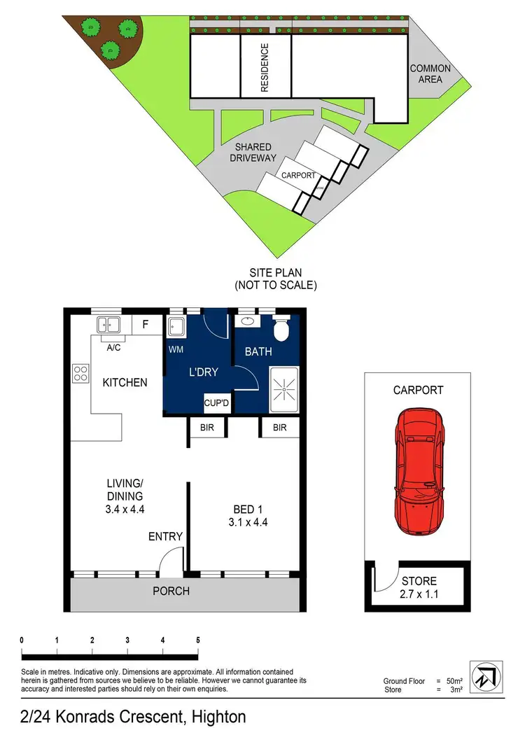 Floorplan of Homely unit listing, 2/24 Konrads Crescent, Highton VIC 3216
