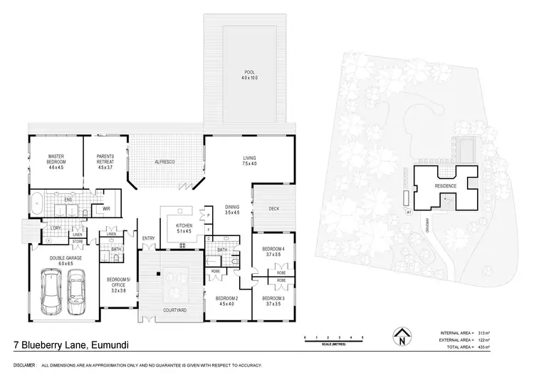 Floorplan of Homely house listing, 7 Blueberry Lane, Eumundi QLD 4562