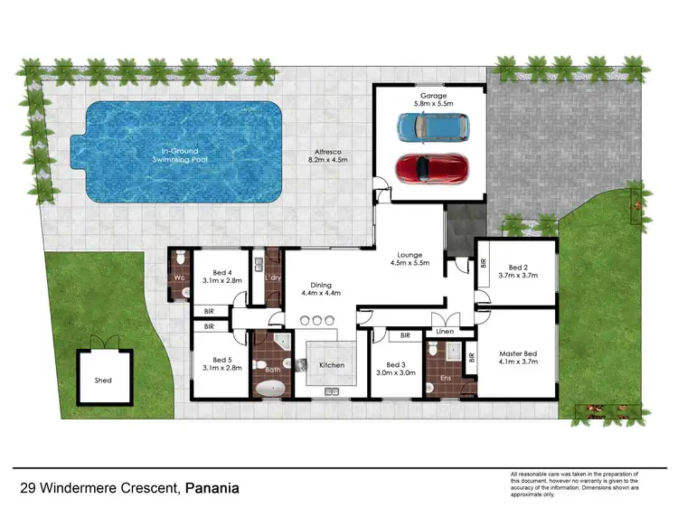 Floorplan of Homely house listing, 29 Windermere Crescent, Panania NSW 2213