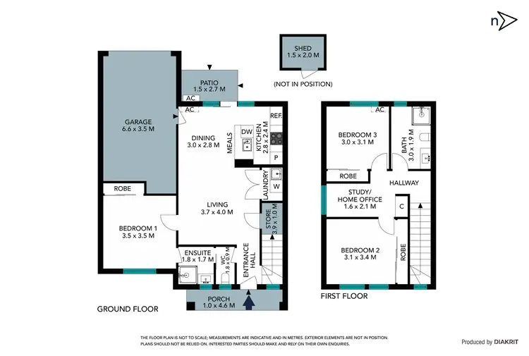 Floorplan of Homely townhouse listing, 12 Ryrie Grove, Wollert VIC 3750