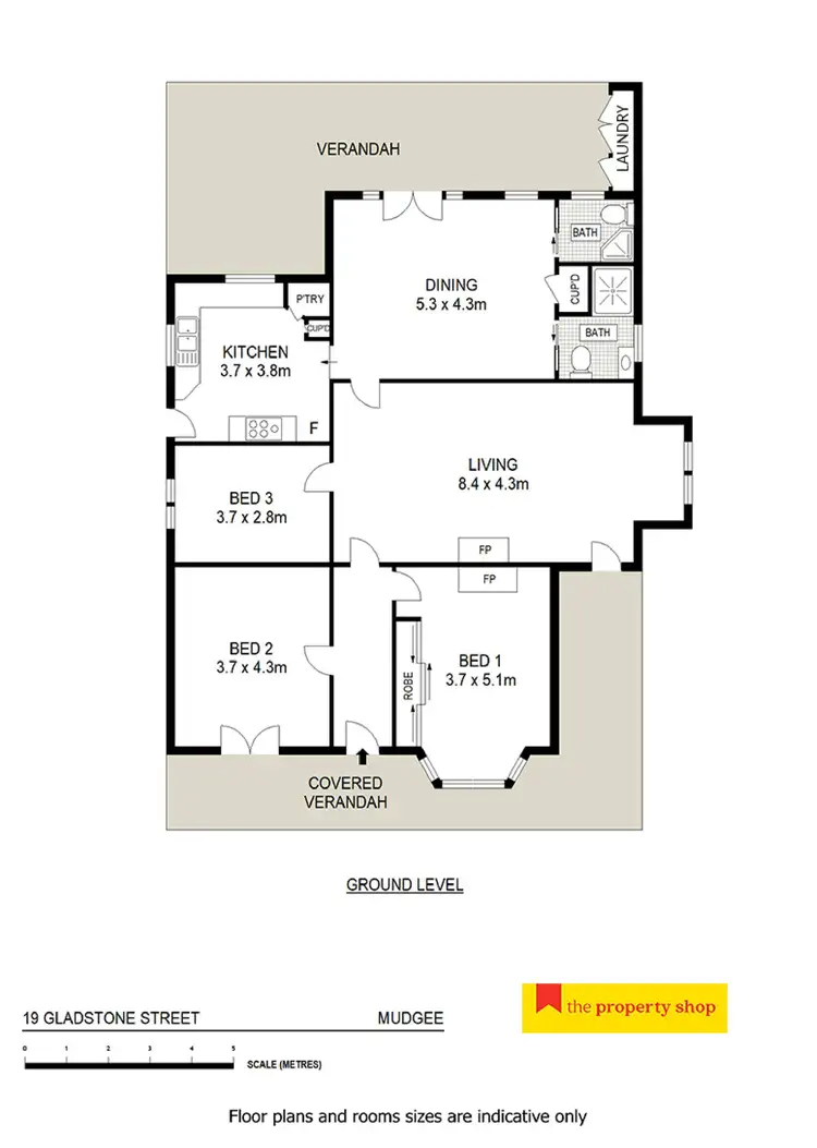 Floorplan of Homely house listing, 19 Gladstone Street, Mudgee NSW 2850