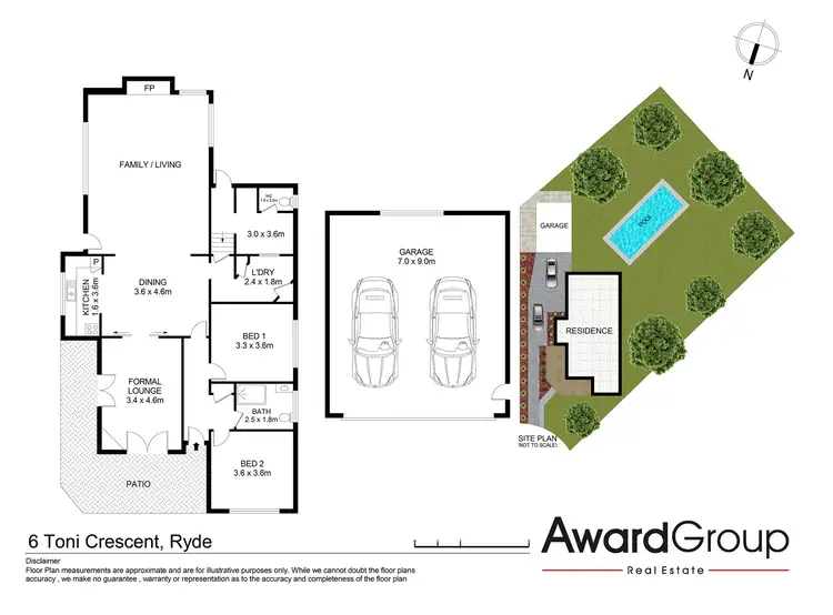 Floorplan of Homely house listing, 6 Toni Crescent, Ryde NSW 2112