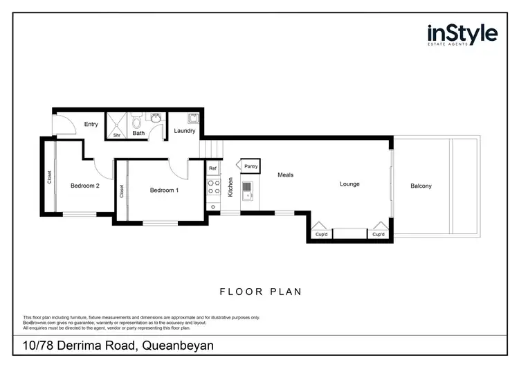Floorplan of Homely apartment listing, 10/78 Derrima Road, Crestwood NSW 2620
