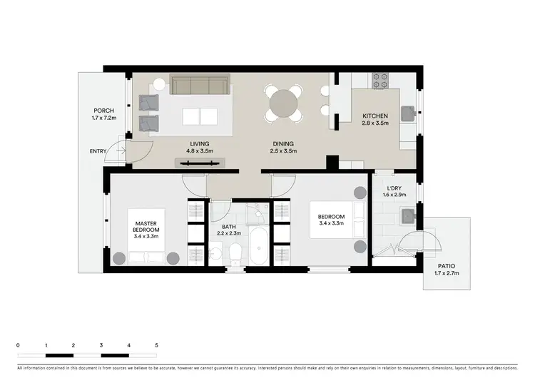 Floorplan of Homely unit listing, 4/426 Urana Road, Lavington NSW 2641