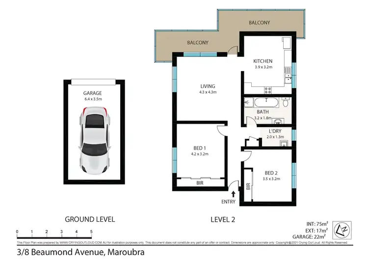 Floorplan of Homely apartment listing, 3/8 Beaumond Avenue, Maroubra NSW 2035