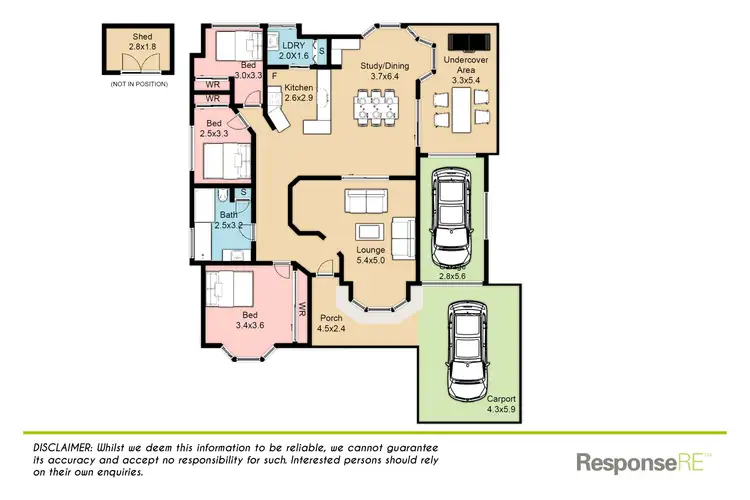 Floorplan of Homely house listing, 5 Linara Circuit, Glenmore Park NSW 2745