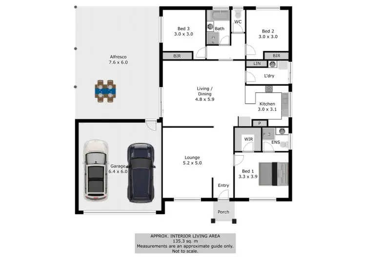 Floorplan of Homely house listing, 129 Read Street, Howlong NSW 2643