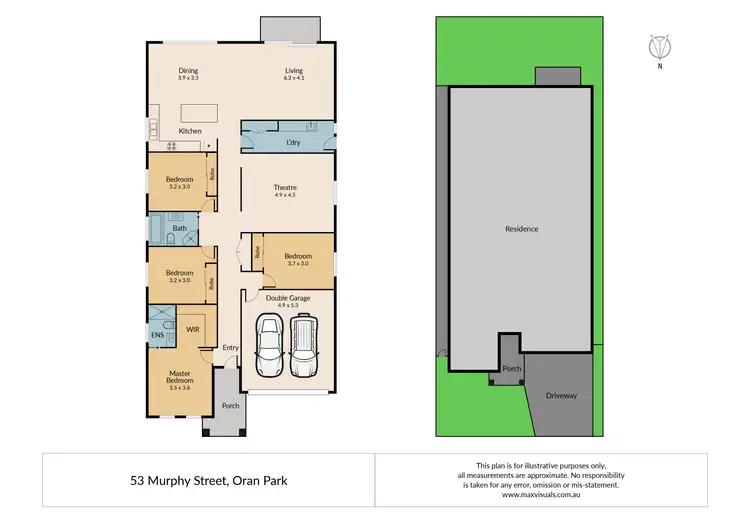 Floorplan of Homely house listing, 53 Murphy Street, Oran Park NSW 2570