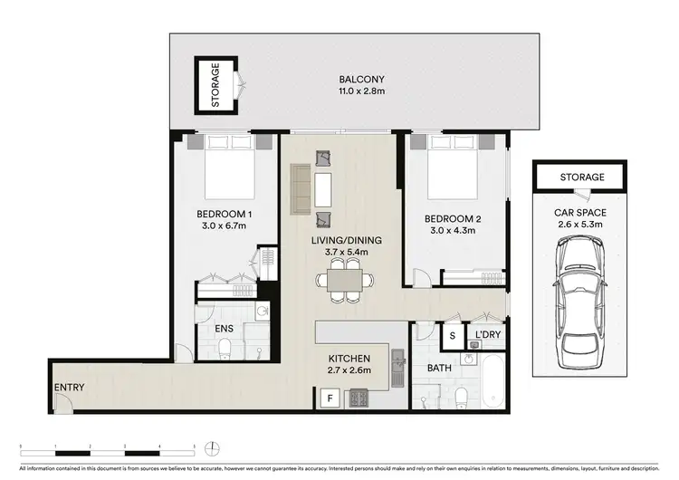 Floorplan of Homely unit listing, 408/357-359 Great Western Highway, South Wentworthville NSW 2145