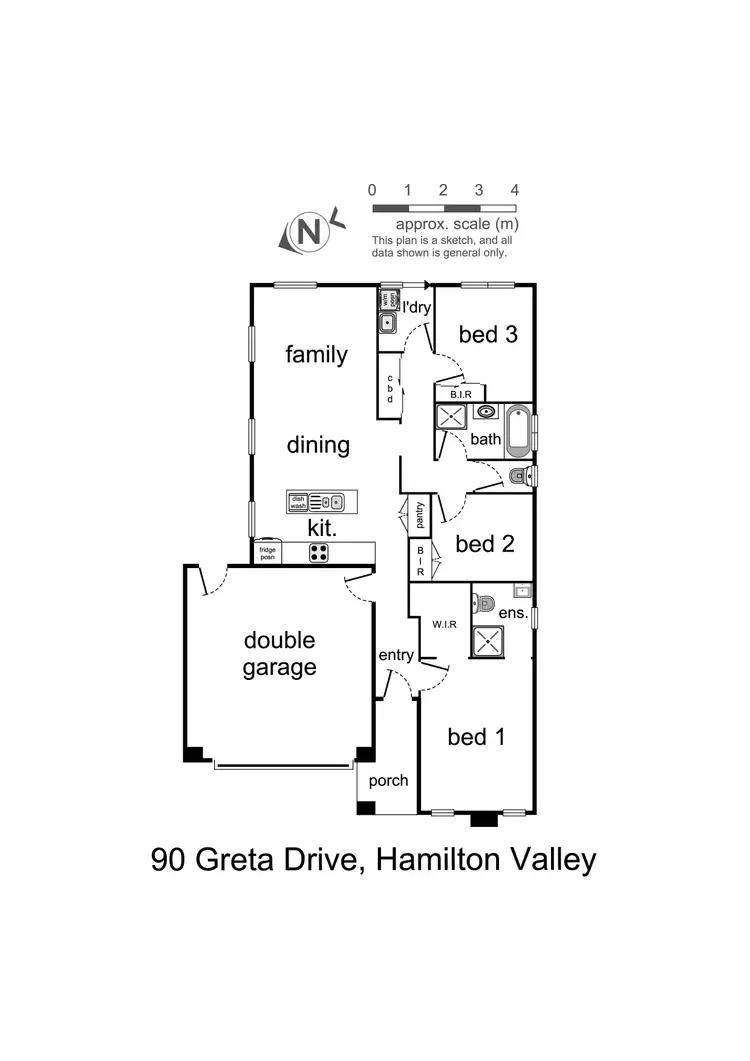Floorplan of Homely house listing, 90 Greta Drive, Hamilton Valley NSW 2641
