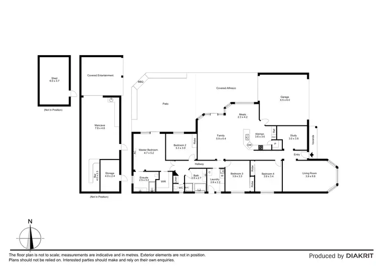 Floorplan of Homely house listing, 4 Samuel Court, Hastings VIC 3915