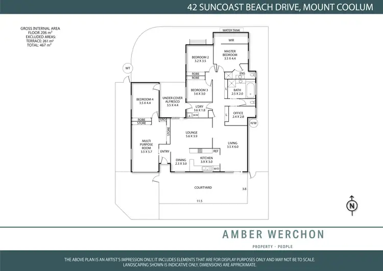Floorplan of Homely house listing, 42 Suncoast Beach Drive, Mount Coolum QLD 4573