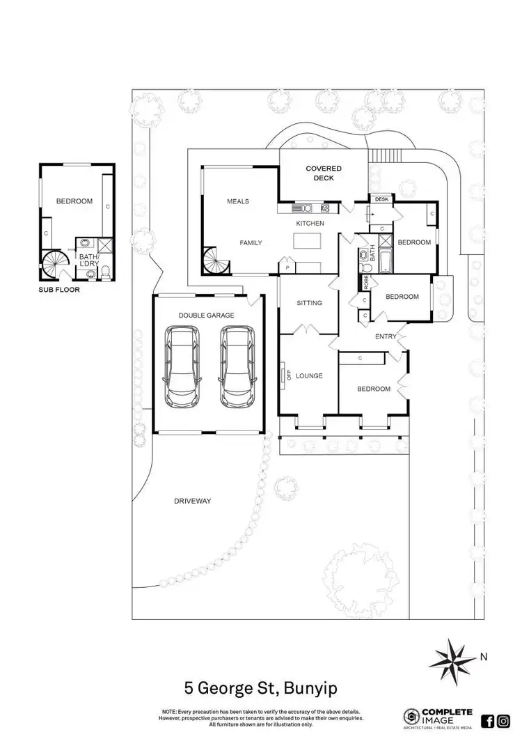 Floorplan of Homely house listing, 5 George Street, Bunyip VIC 3815