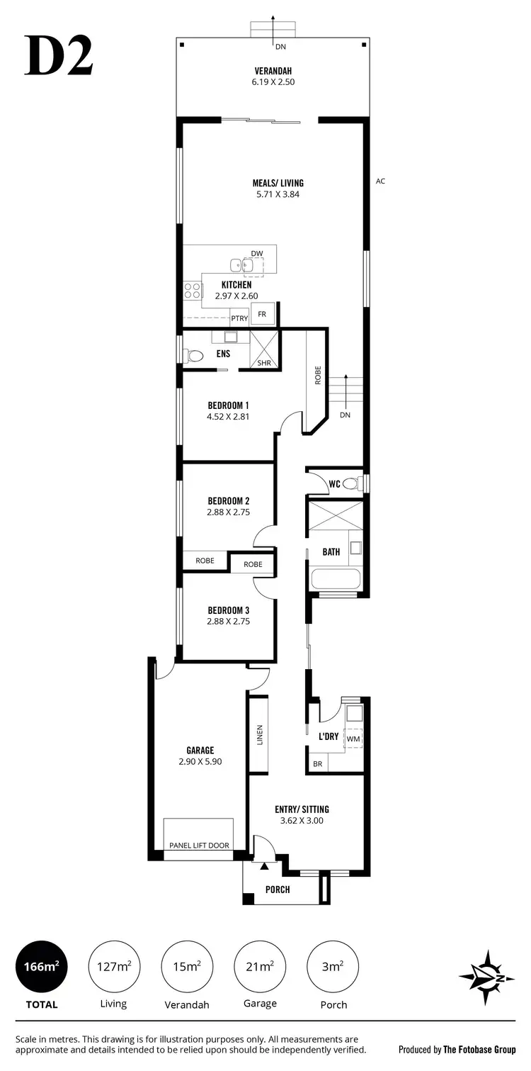 Floorplan of Homely house listing, D2, 7 Fisher Street, Blair Athol SA 5084