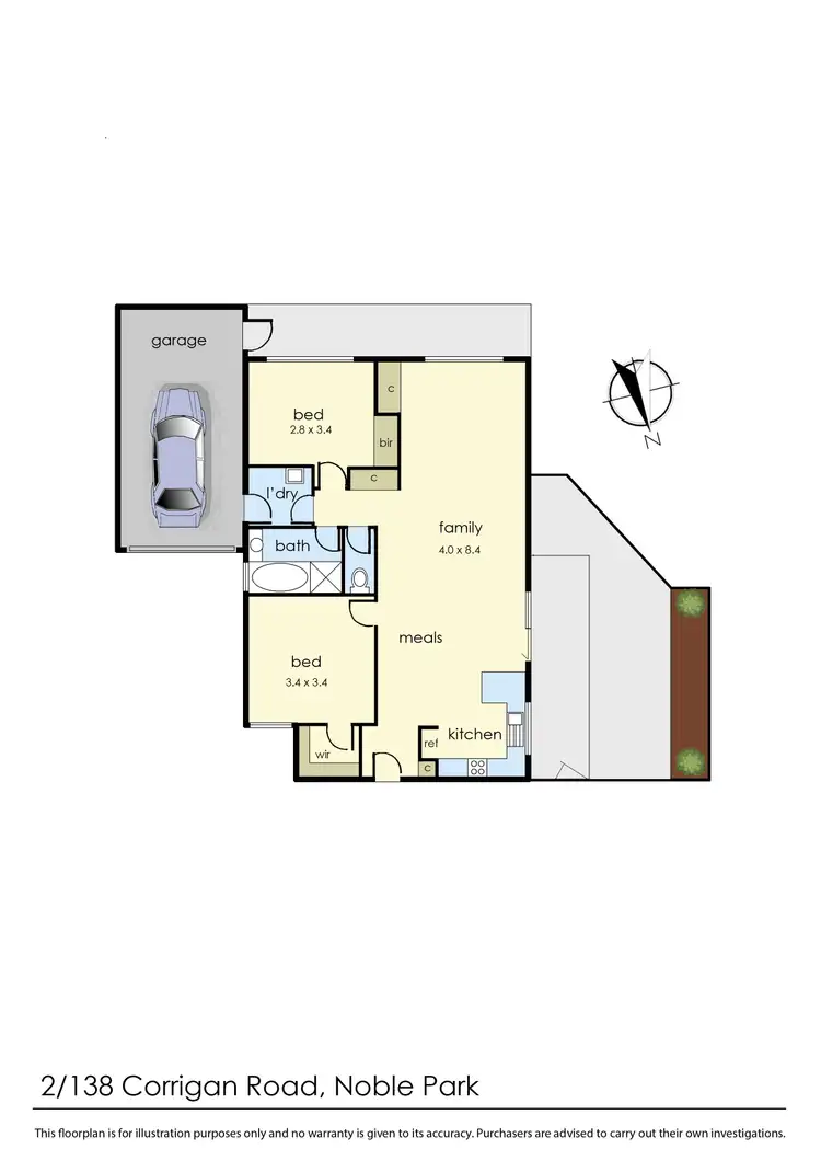 Floorplan of Homely unit listing, 2/138 Corrigan Road, Noble Park VIC 3174