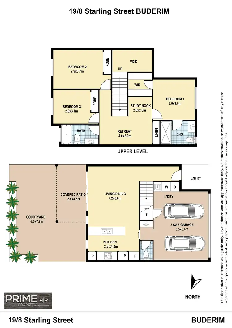 Floorplan of Homely unit listing, 19/8 Starling Street, Buderim QLD 4556