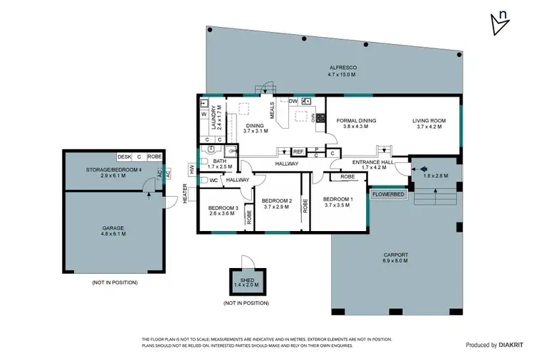 Floorplan of Homely house listing, 9 Rubicon Place, Epping VIC 3076