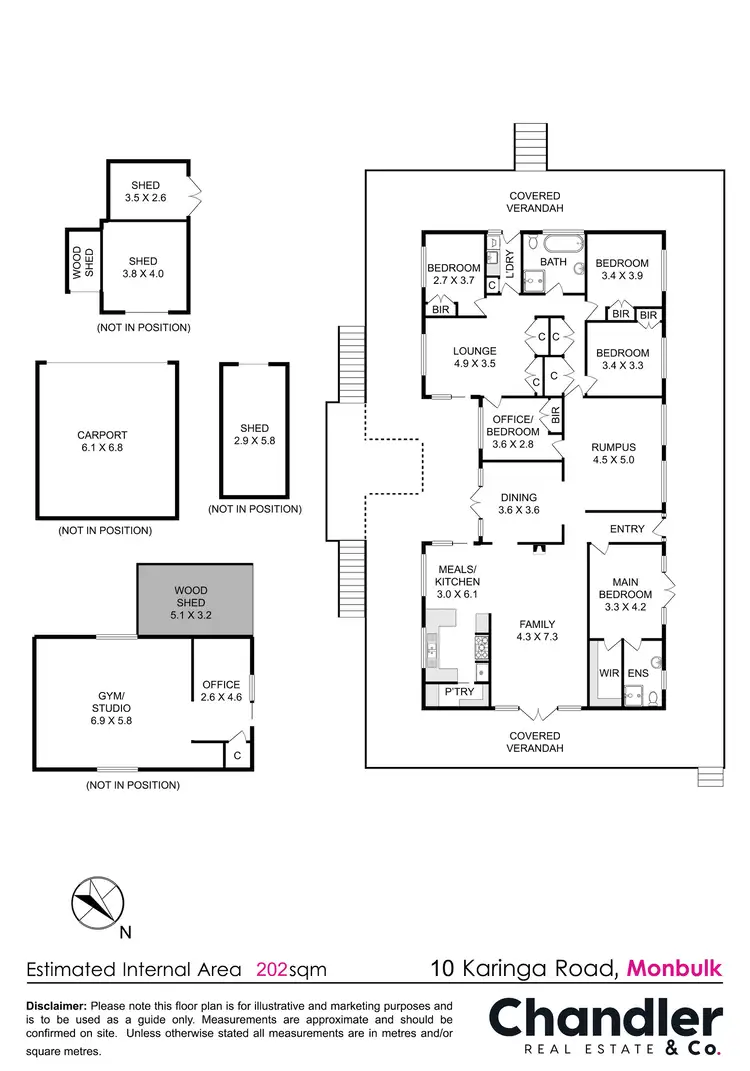 Floorplan of Homely house listing, 10 Karinga Road, Monbulk VIC 3793