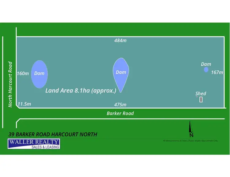 Floorplan of Homely rural property listing, 39 Barker Road, Harcourt North VIC 3453