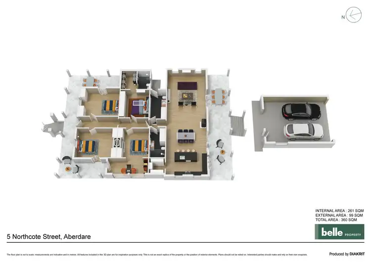 Floorplan of Homely house listing, 5 Northcote Street, Aberdare NSW 2325