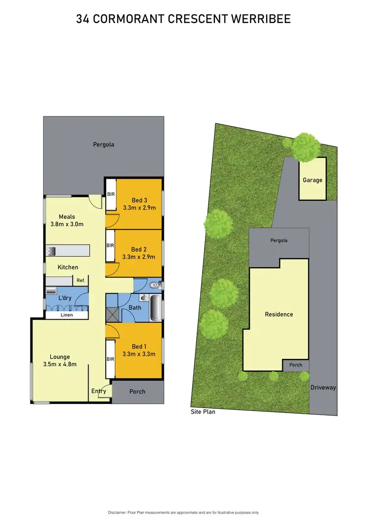 Floorplan of Homely house listing, 34 Cormorant Crescent, Werribee VIC 3030