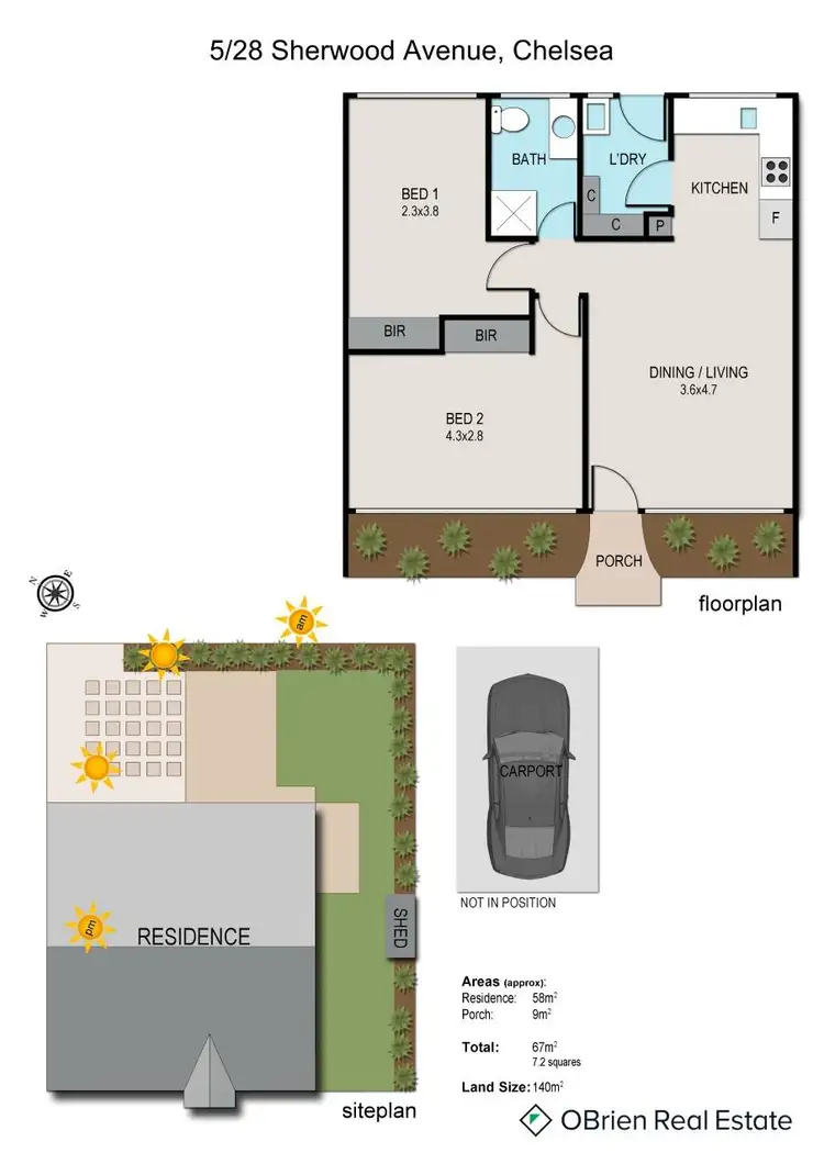 Floorplan of Homely unit listing, 5/28 Sherwood Avenue, Chelsea VIC 3196