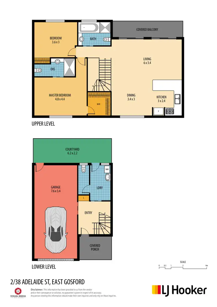 Floorplan of Homely townhouse listing, 2/38 Adelaide Street, East Gosford NSW 2250