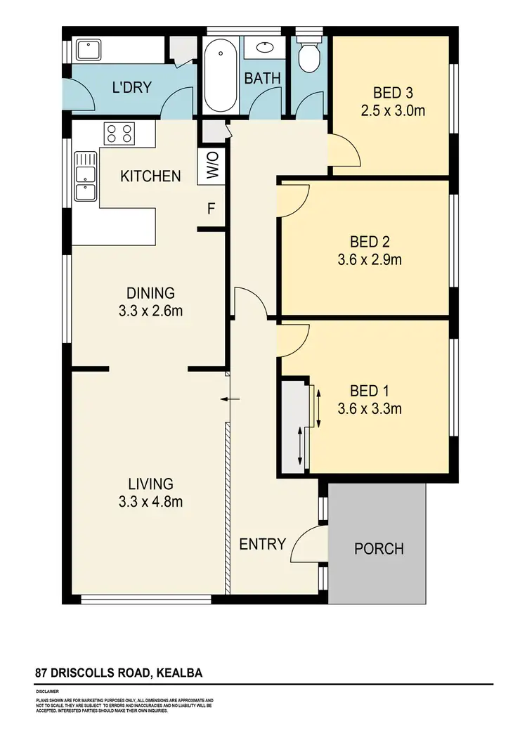 Floorplan of Homely house listing, 87 Driscolls Road, Kealba VIC 3021