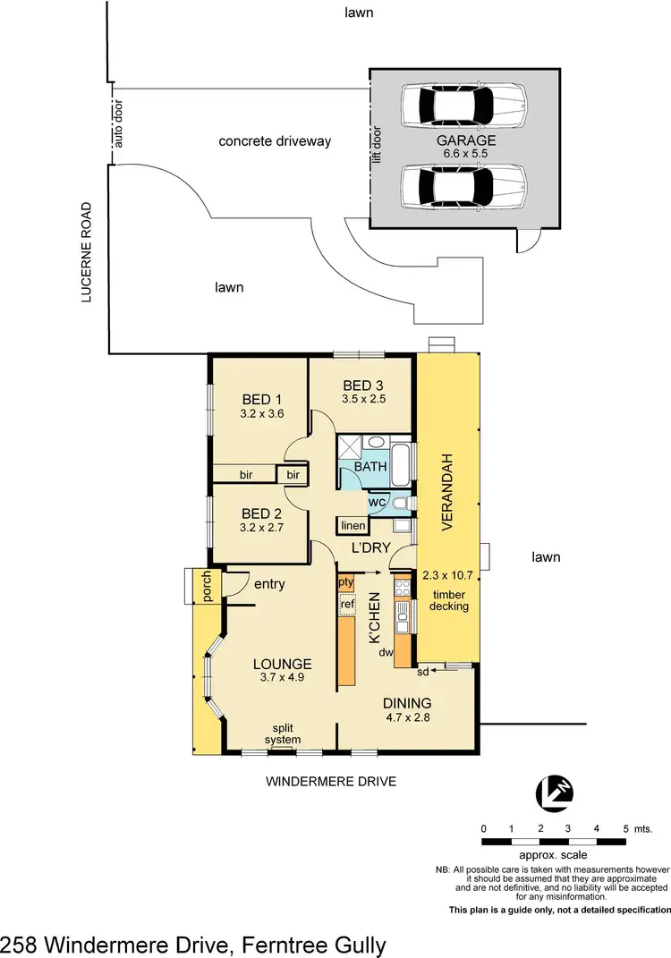 Floorplan of Homely house listing, 258 Windermere Drive, Ferntree Gully VIC 3156