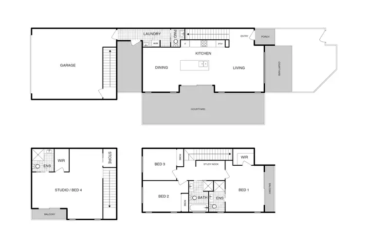 Floorplan of Homely townhouse listing, 22 Rosenberg Street, Throsby ACT 2914