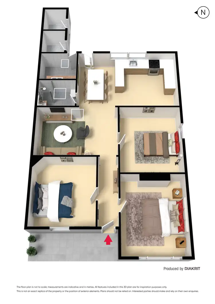 Floorplan of Homely house listing, 110 Bendigo Street, Prahran VIC 3181