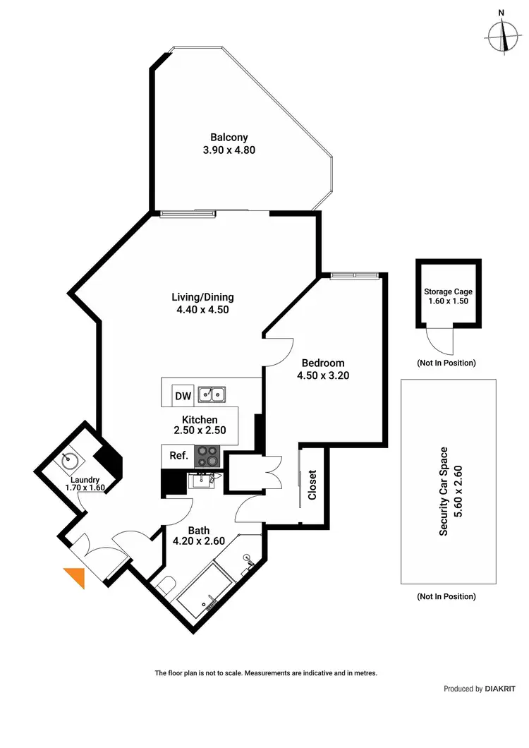 Floorplan of Homely apartment listing, 1012/63 Crown Street, Woolloomooloo NSW 2011