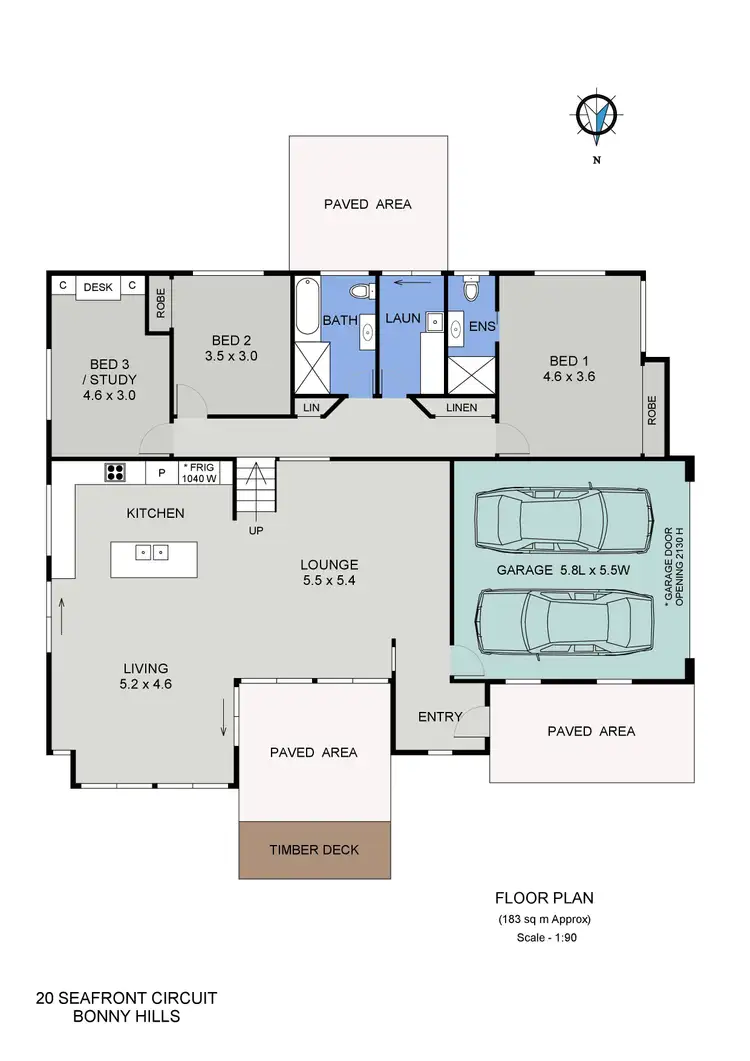 Floorplan of Homely house listing, 20 Seafront Circuit, Bonny Hills NSW 2445