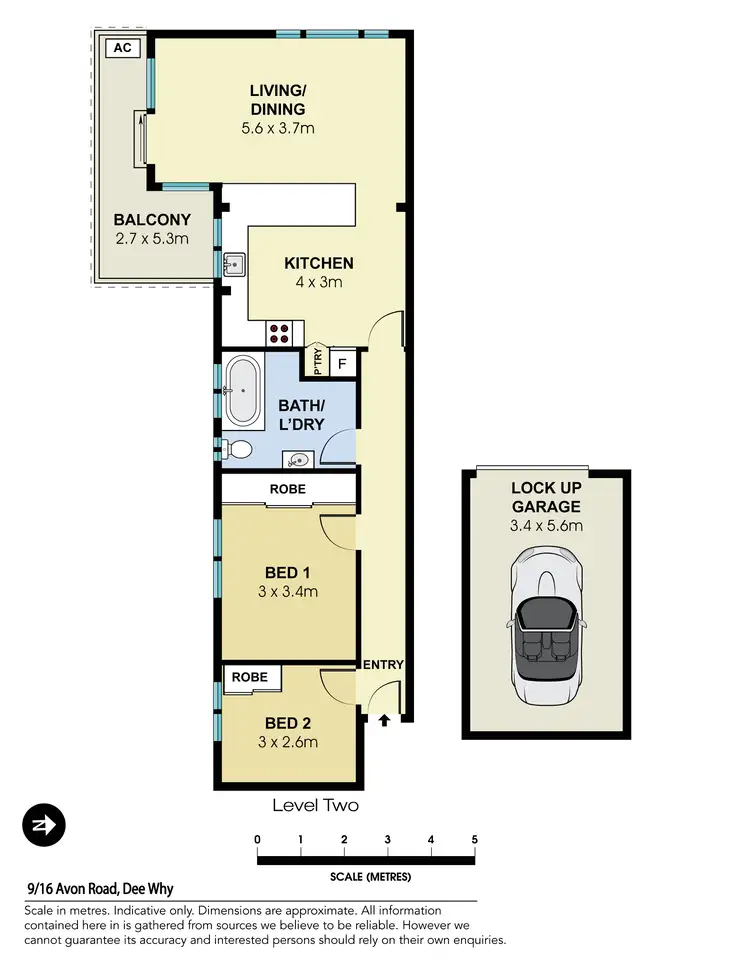 Floorplan of Homely apartment listing, 9/16 Avon Road, Dee Why NSW 2099