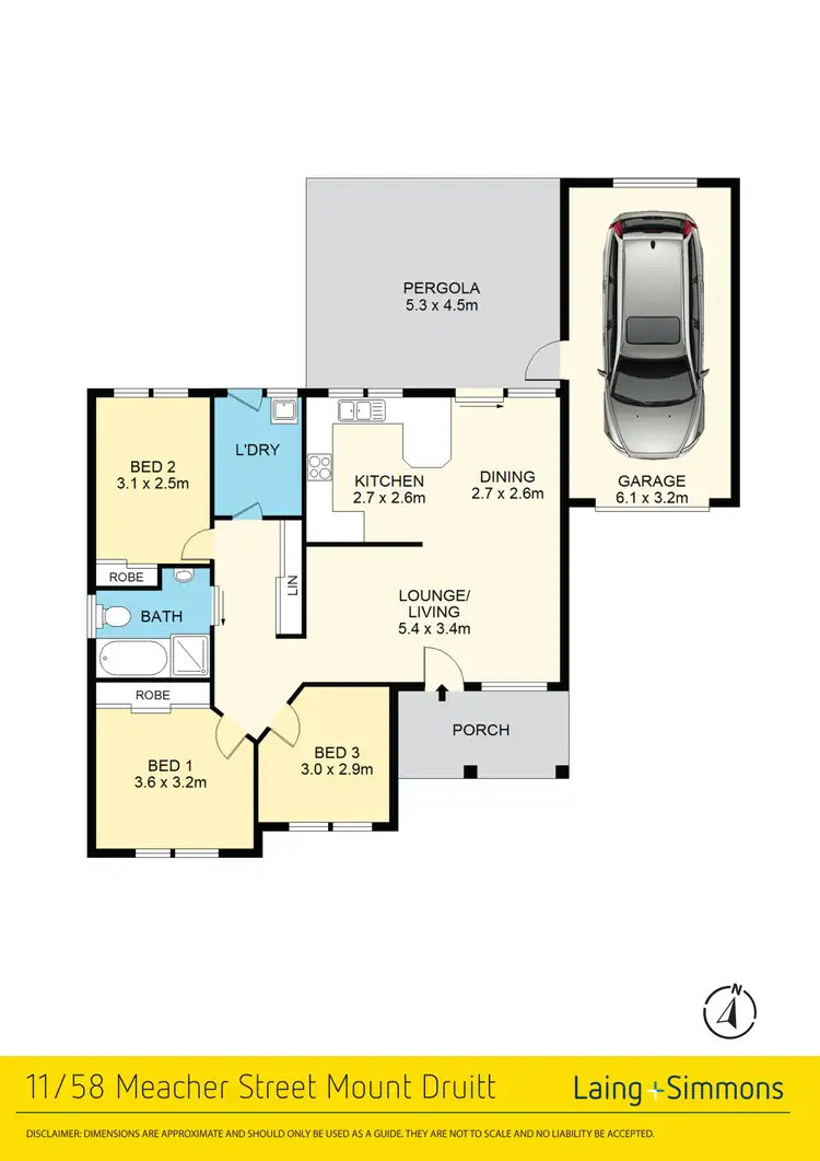 Floorplan of Homely villa listing, 11/58-60 Meacher Street, Mount Druitt NSW 2770
