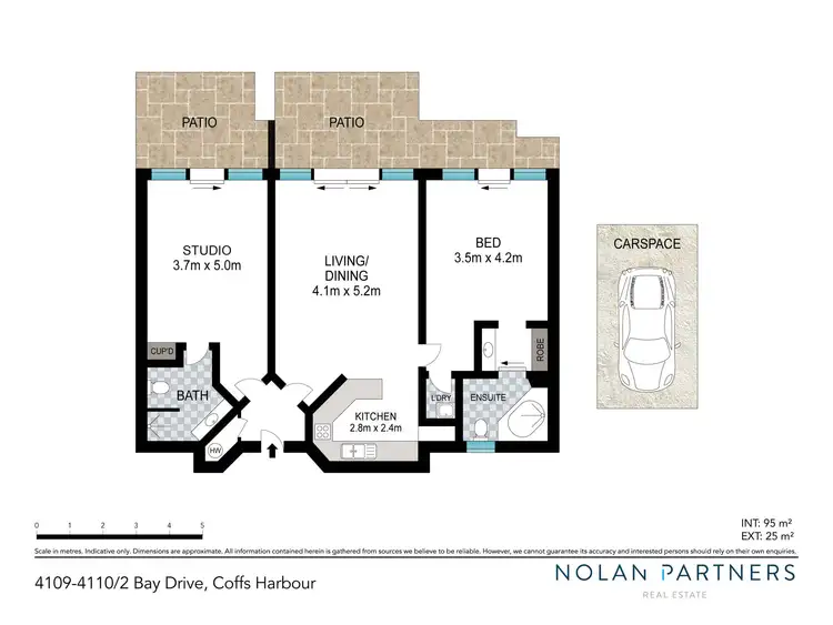Floorplan of Homely apartment listing, 4109-4110/2 Bay Drive, Coffs Harbour NSW 2450