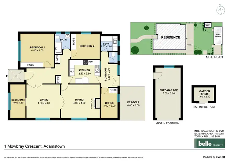 Floorplan of Homely house listing, 1 Mowbray Crescent, Adamstown NSW 2289
