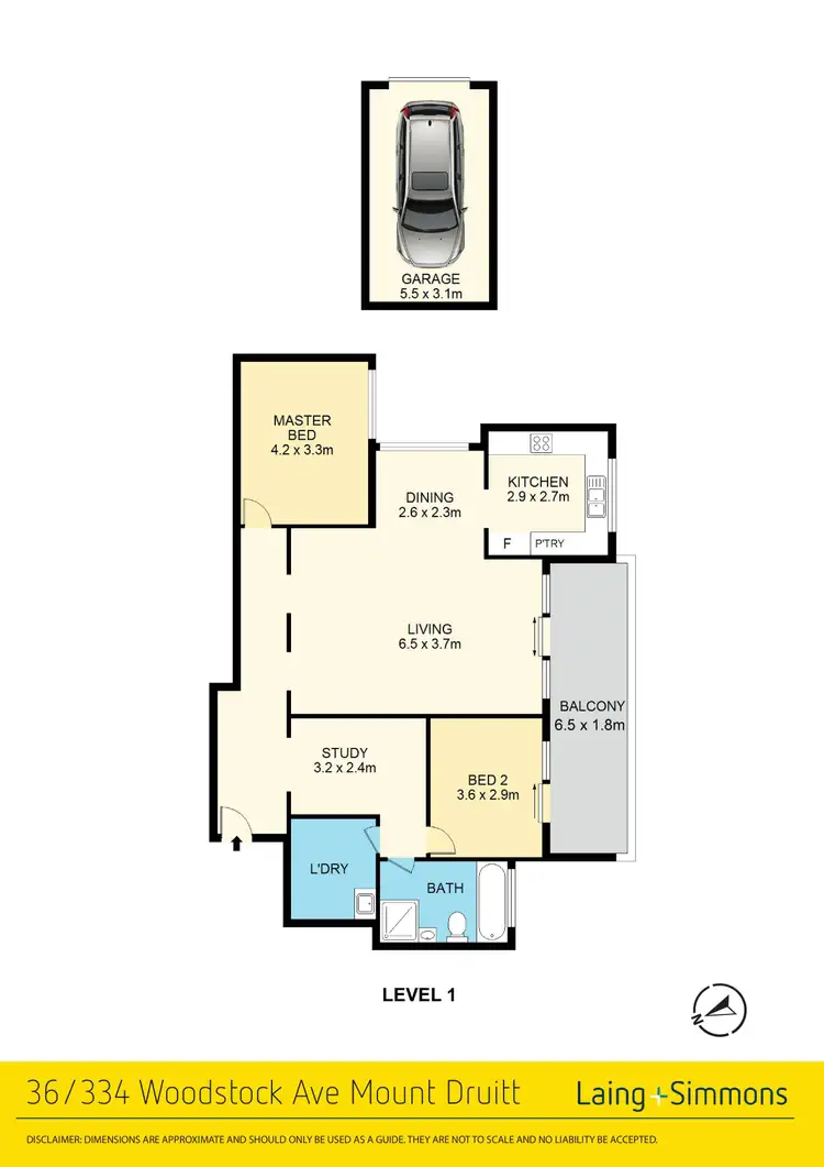 Floorplan of Homely unit listing, 36/334 Woodstock Avenue, Mount Druitt NSW 2770