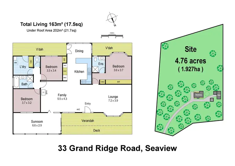 Floorplan of Homely rural property listing, 33 Grand Ridge Road, Seaview VIC 3821