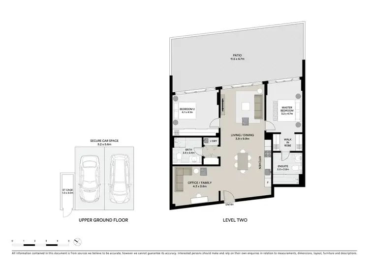 Floorplan of Homely apartment listing, 203/6 Bay Street, Botany NSW 2019