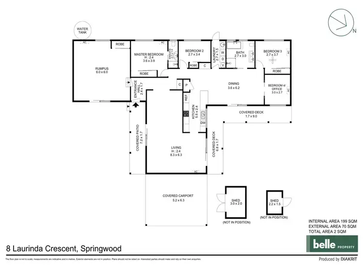 Floorplan of Homely house listing, 8 Laurinda Crescent, Springwood QLD 4127
