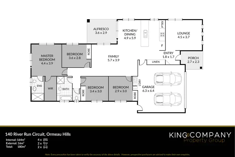 Floorplan of Homely house listing, 140 River Run Circuit, Ormeau Hills QLD 4208