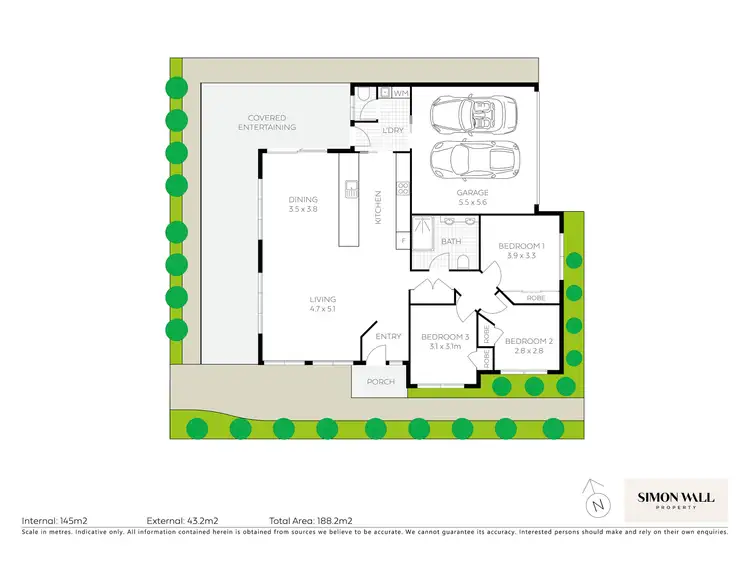 Floorplan of Homely townhouse listing, 1/19 Frith Street, Kahibah NSW 2290