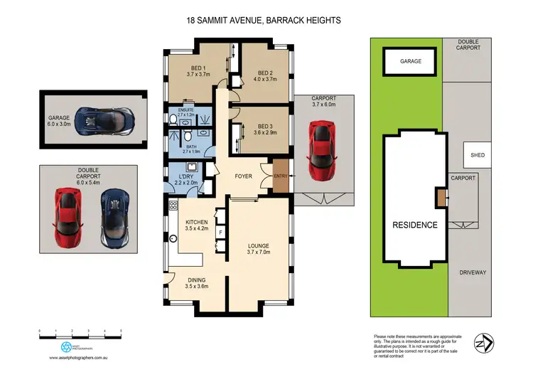 Floorplan of Homely house listing, 18 Sammat Avenue, Barrack Heights NSW 2528