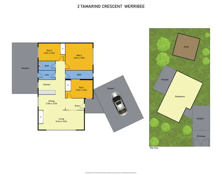 Floorplan of Homely house listing, 2 Tamarind Crescent, Werribee VIC 3030