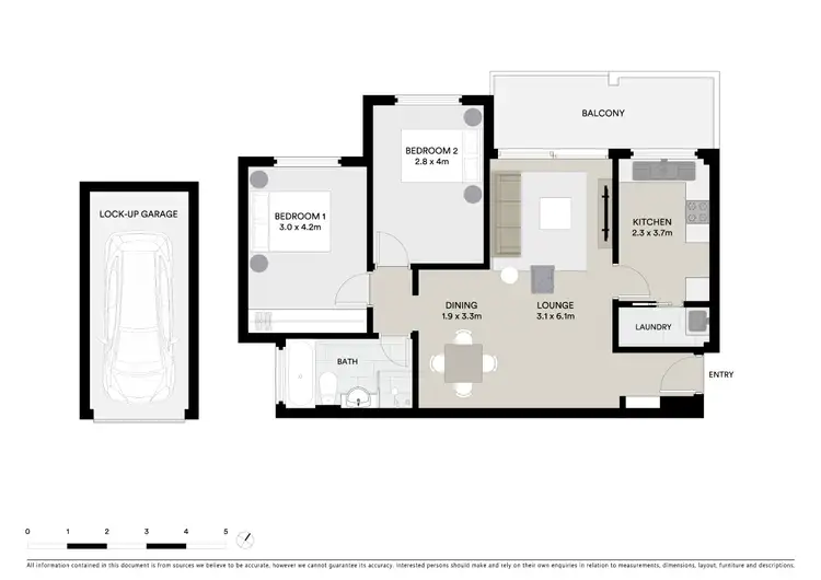 Floorplan of Homely apartment listing, 12/37 Church Street, Birchgrove NSW 2041