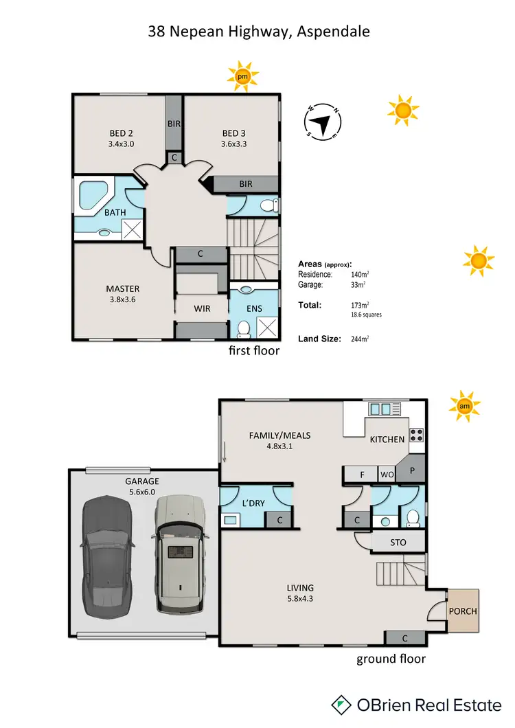 Floorplan of Homely townhouse listing, 38 Nepean Highway, Aspendale VIC 3195