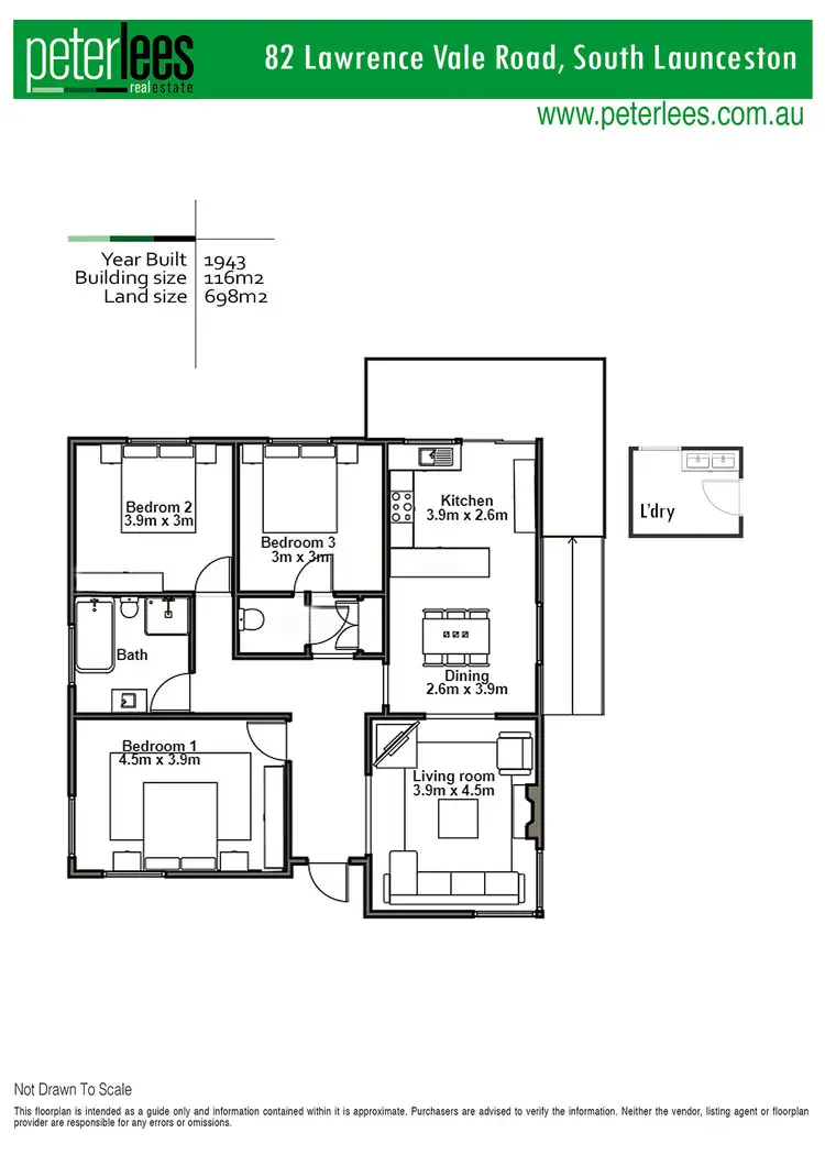 Floorplan of Homely house listing, 82 Lawrence Vale Road, South Launceston TAS 7249