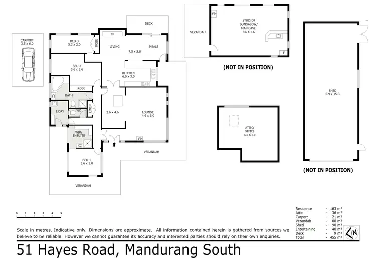Floorplan of Homely house listing, 51 Hayes Road, Mandurang South VIC 3551