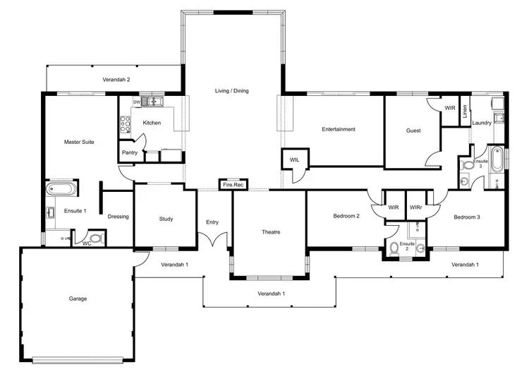 Floorplan of Homely house listing, 14 Wongin Road, Dalyellup WA 6230